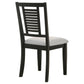 Appleton Wood Dining Side Chair Washed Black (Set of 2)