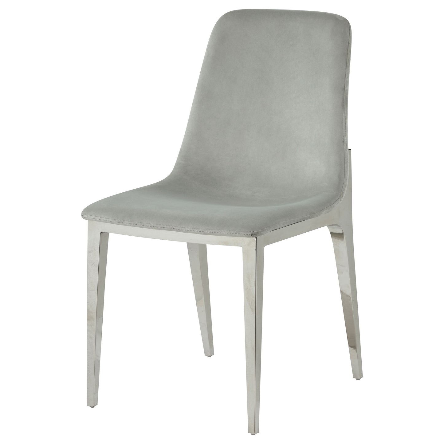 Irene Upholstered Dining Side Chair Light Grey (Set of 4)