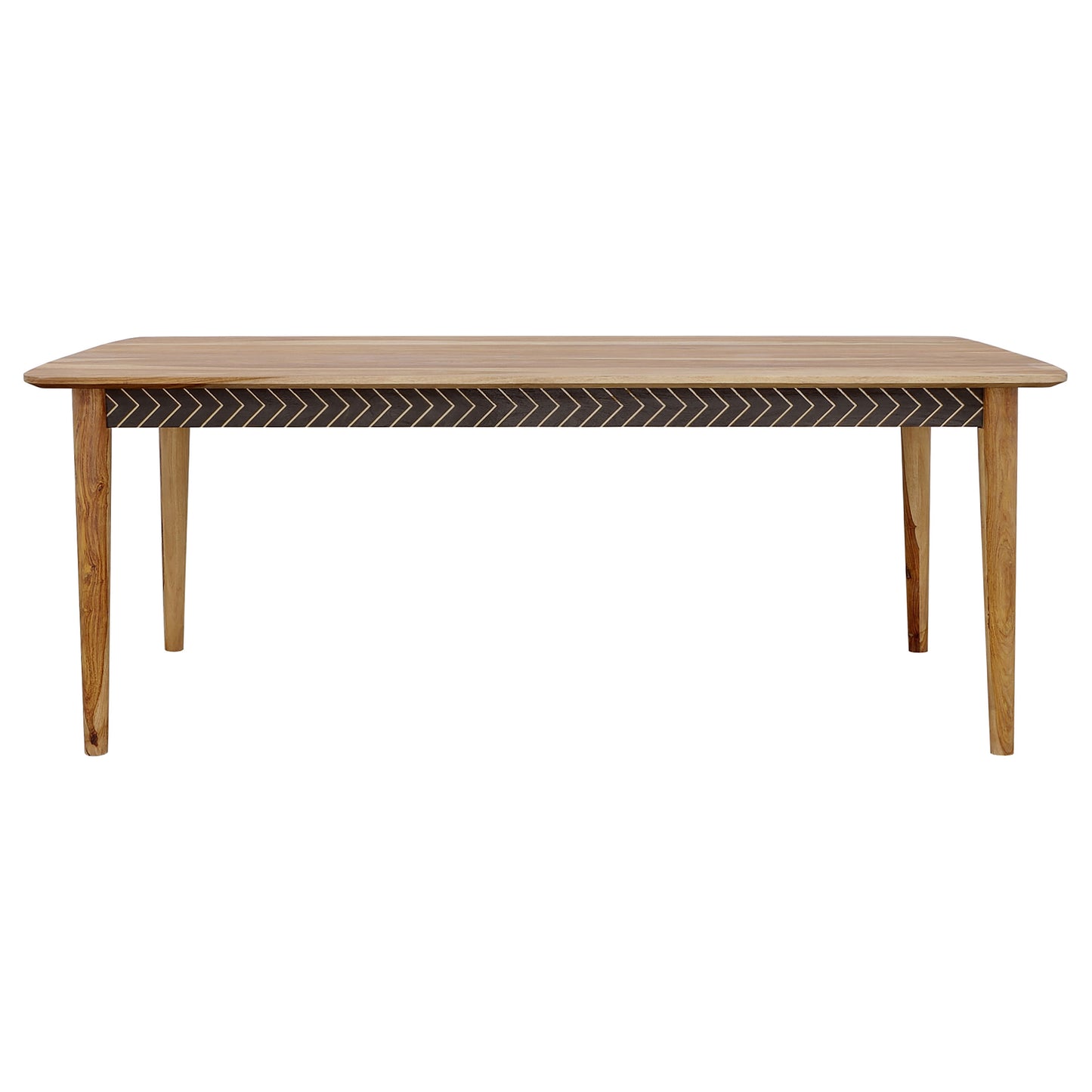 Partridge Rectangular 80-inch Dining Table Natural Sheesham