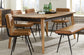 Partridge Rectangular 80-inch Dining Table Natural Sheesham