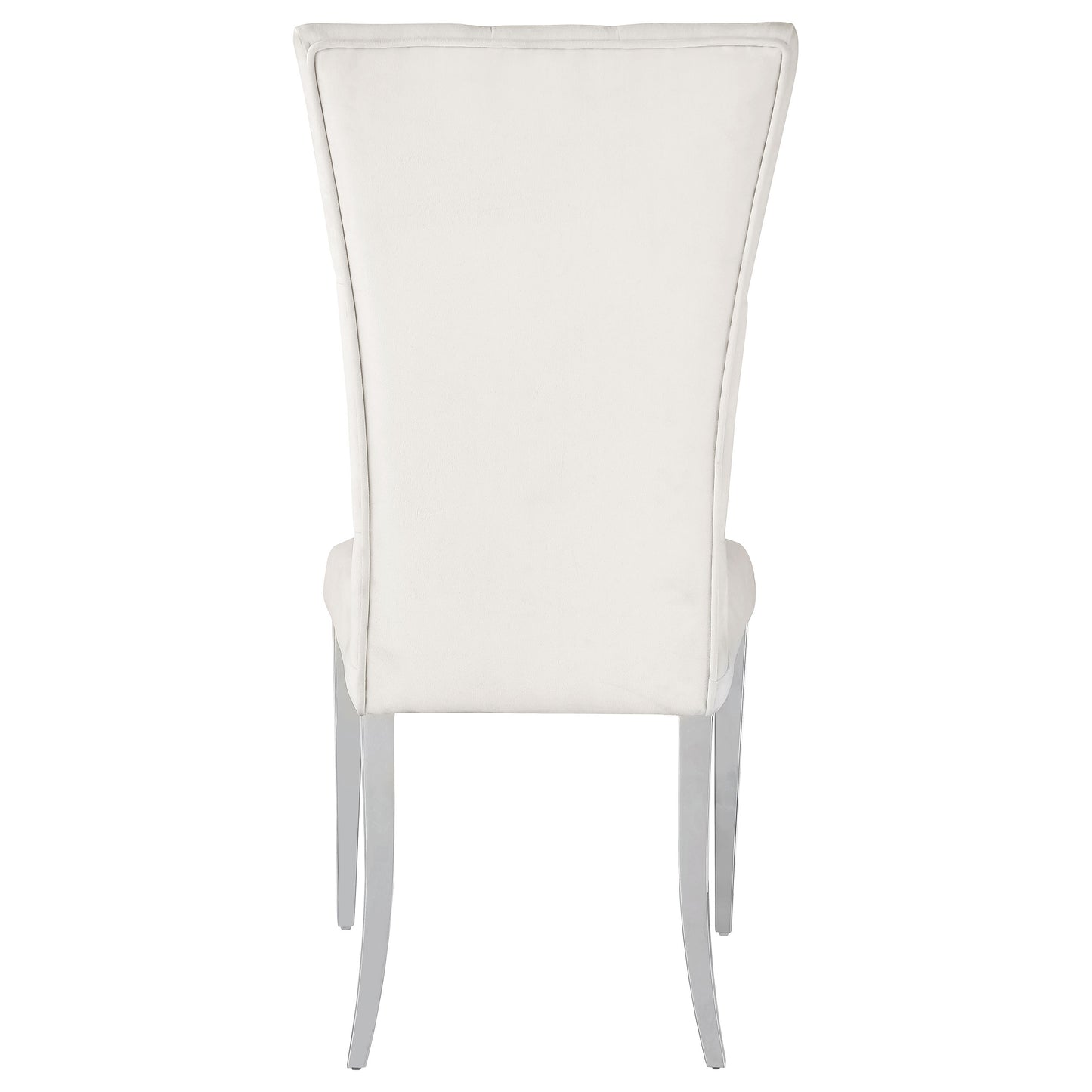 Kerwin Velvet Upholstered Dining Side Chair White (Set of 2)