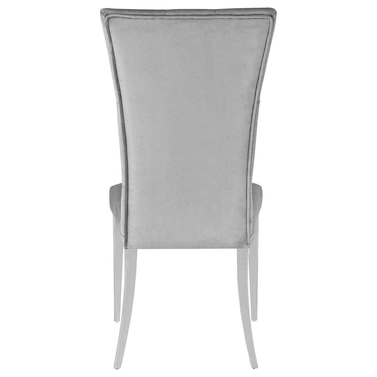 Kerwin Velvet Upholstered Dining Side Chair Grey (Set of 2)