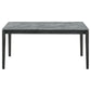 Stevie Rectangular 63-inch Faux Marble Dining Table Grey