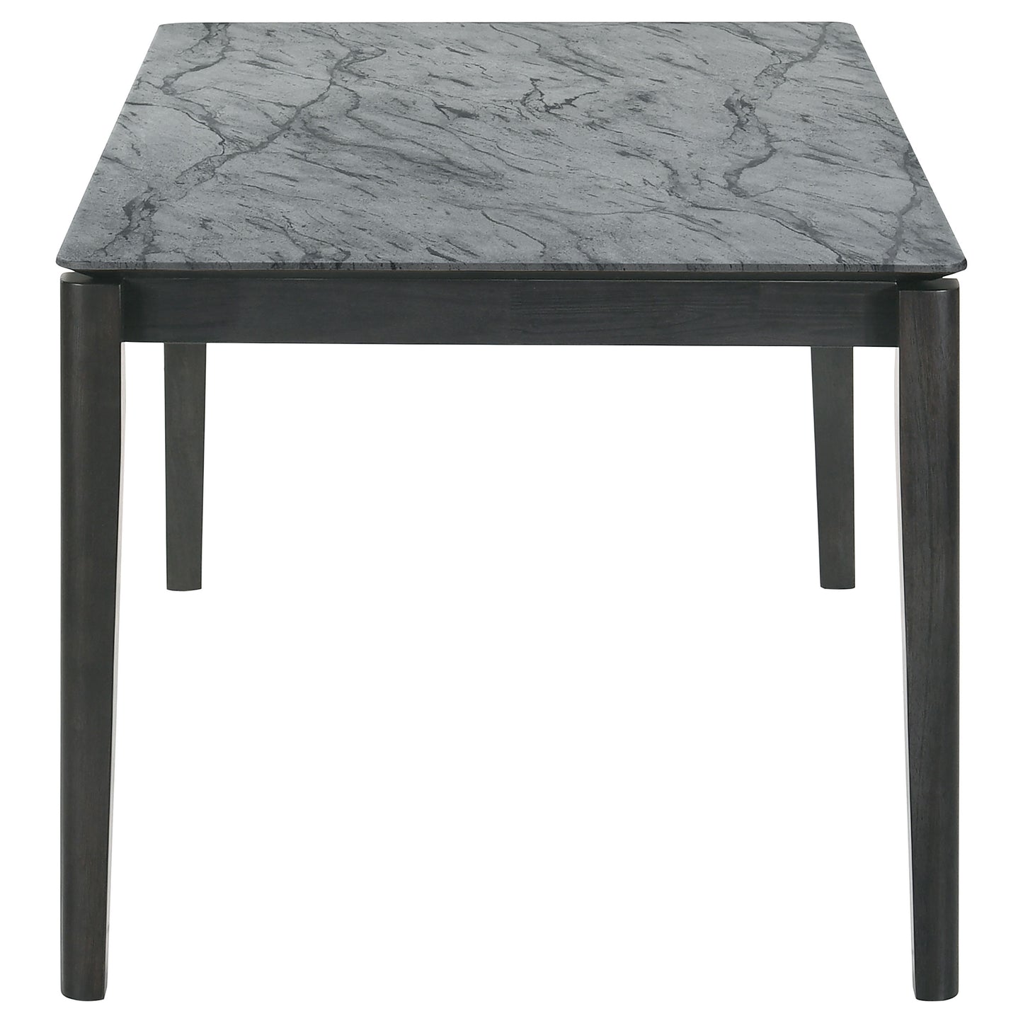 Stevie Rectangular 63-inch Faux Marble Dining Table Grey