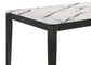 Stevie 5-piece Rectangular Dining Table Set White and Black