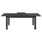 Jakob Rectangular 83-inch Extension Leaf Dining Table Black