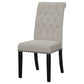 Alana Velvet Upholstered Dining Side Chair Sand (Set of 2)