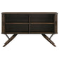 Wes 2-door Sideboard Buffet Storage Cabinet Dark Walnut