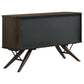 Wes 2-door Sideboard Buffet Storage Cabinet Dark Walnut