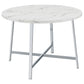 Alcott Round 45-inch Dining Table Carrara Faux Marble