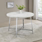 Alcott Round 45-inch Dining Table Carrara Faux Marble