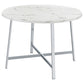 Alcott Round 45-inch Dining Table Carrara Faux Marble