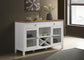 Hollis 2-door Dining Sideboard Buffet Storage Cabinet White