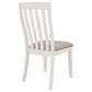 Nogales Wood Dining Side Chair Off White (Set of 2)