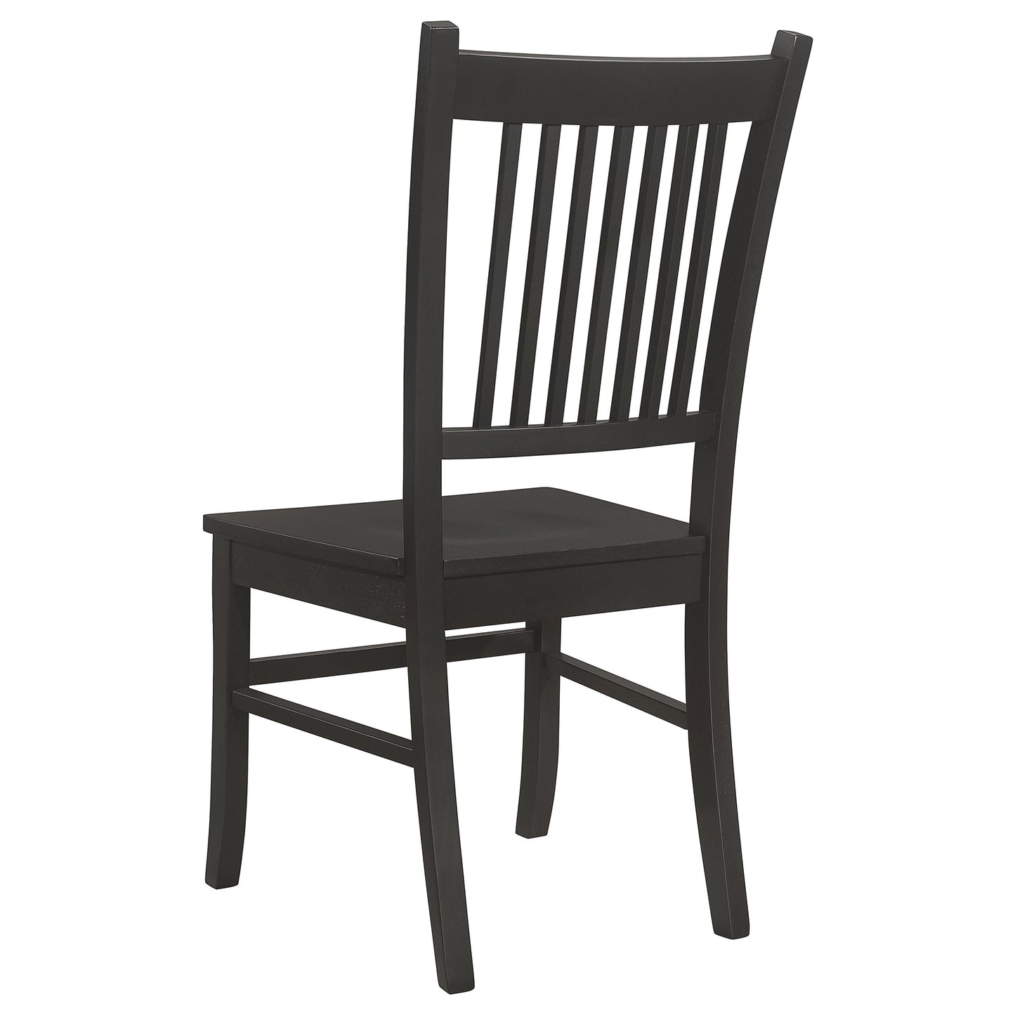 Marbrisa Wood Dining Side Chair Matte Black (Set of 2)