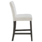 Alba Boucle Upholstered Counter Chair White (Set of 2)