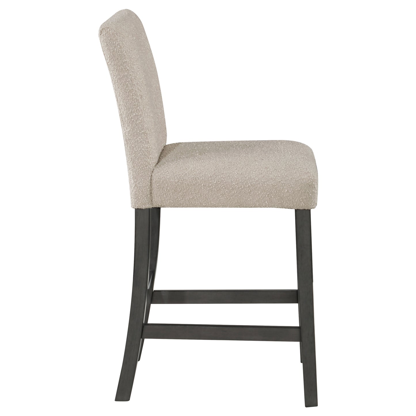 Alba Boucle Upholstered Counter Chair Beige (Set of 2)