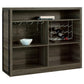 Joe 5-shelf Composite Wood Home Bar Wine Cabinet Aged Oak