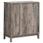 Cheyenne 2-door Home Bar Wine Cabinet Weathered Acacia