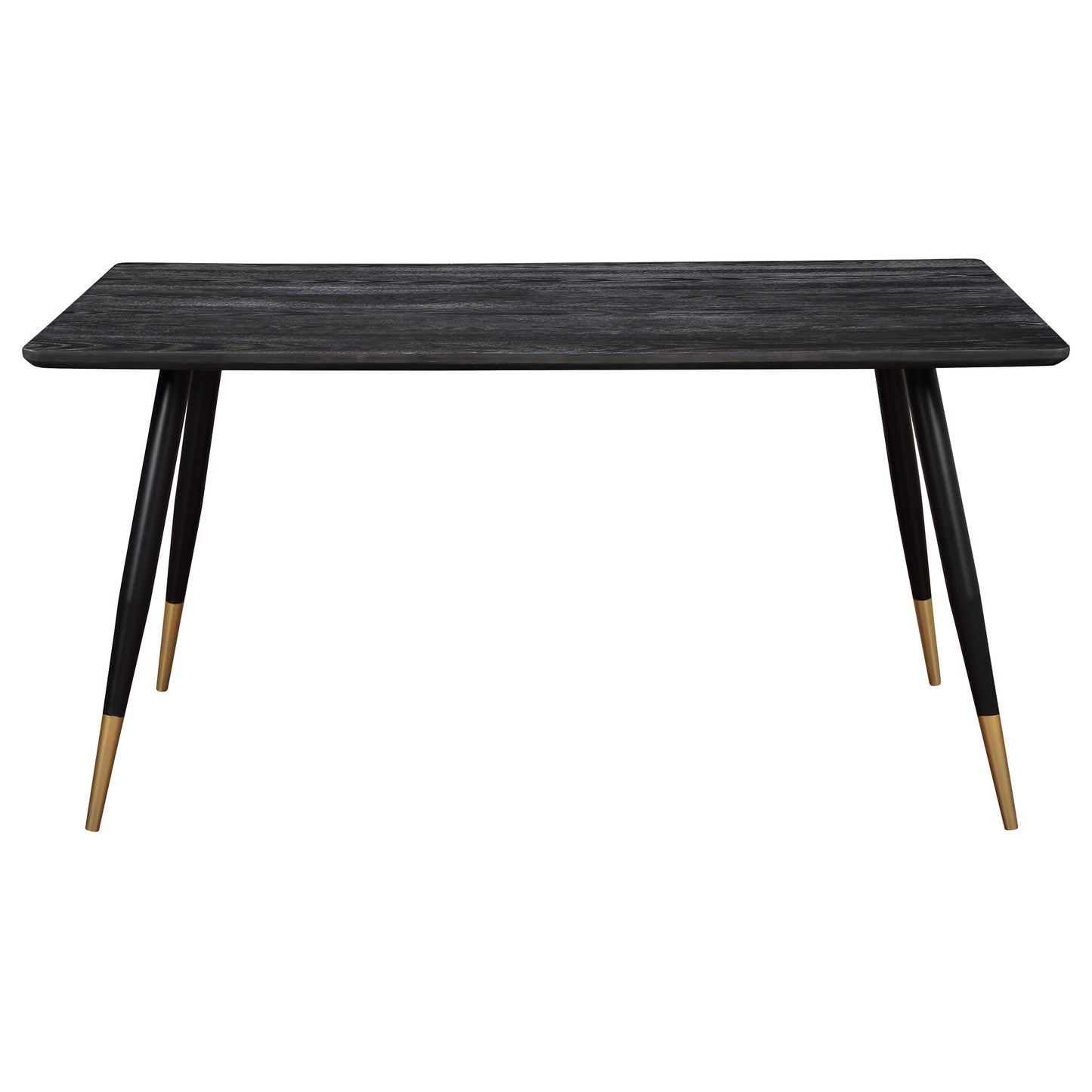 Zetta Rectangular 60-inch Wood Dining Table Black