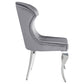 Cheyanne Upholstered Dining Side Chair Grey (Set of 2)