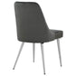 Cabianca Upholstered Dining Side Chair Grey (Set of 2)