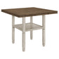 Sarasota 60-inch Extension Counter Dining Table Rustic Cream