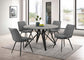 Neil Round 50-inch SmartTop Dining Table Gunmetal