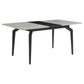 Mina Rectangular 65-inch Extension Dining Table Grey Ceramic