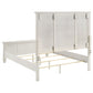 Sandy Beach 4-piece Queen Bedroom Set Cream White