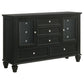 Sandy Beach 5-piece Eastern King Bedroom Set Black