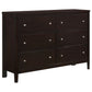 Carlton 4-piece Eastern King Bedroom Set Cappuccino