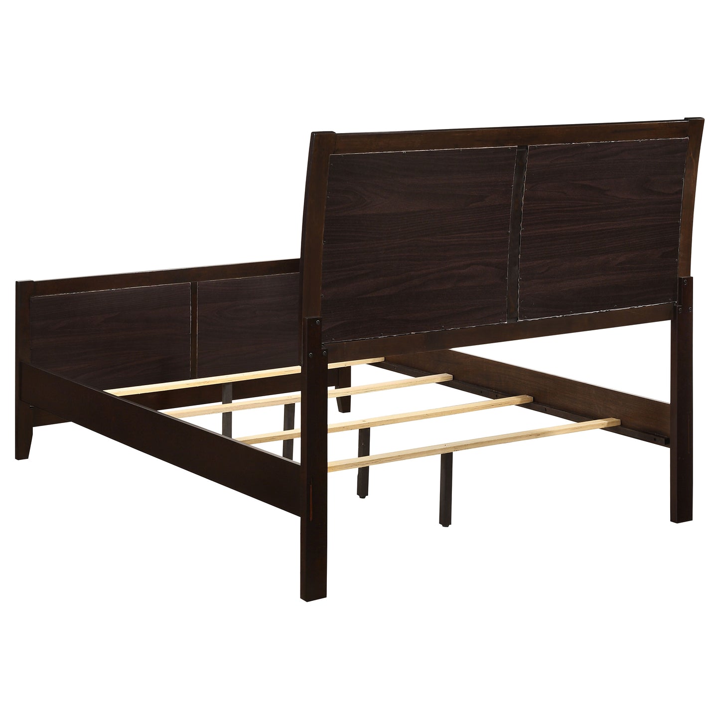 Carlton Wood California King Panel Bed Cappuccino