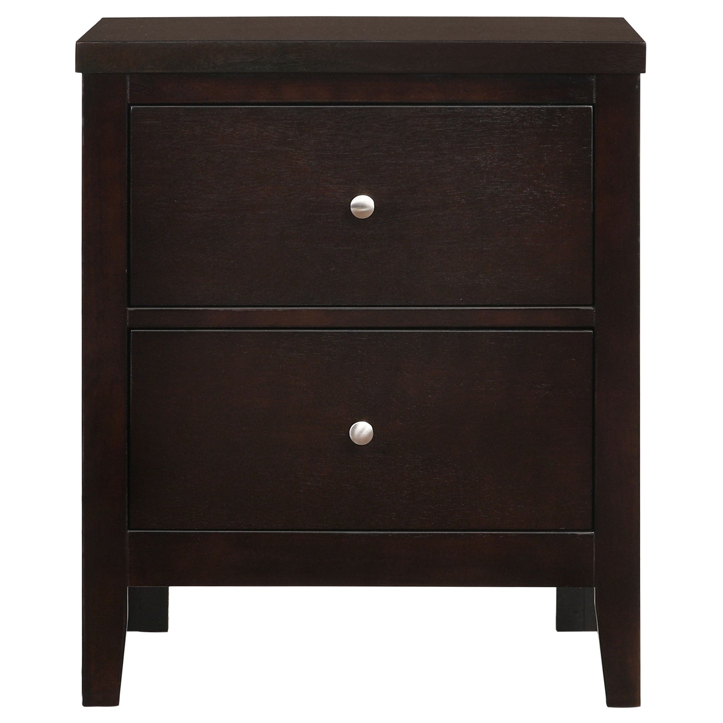 Carlton 2-drawer Nightstand Cappuccino