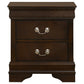 Louis Philippe 4-piece Full Bedroom Set Cappuccino