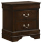 Louis Philippe 4-piece Eastern King Bedroom Set Cappuccino