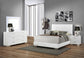 Felicity 4-piece California King Bedroom Set White Gloss