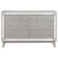 Leighton 7-drawer Dresser Metallic Mercury