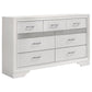 Miranda 5-piece Full Bedroom Set White