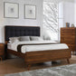 Robyn Wood Queen Panel Bed Dark Walnut