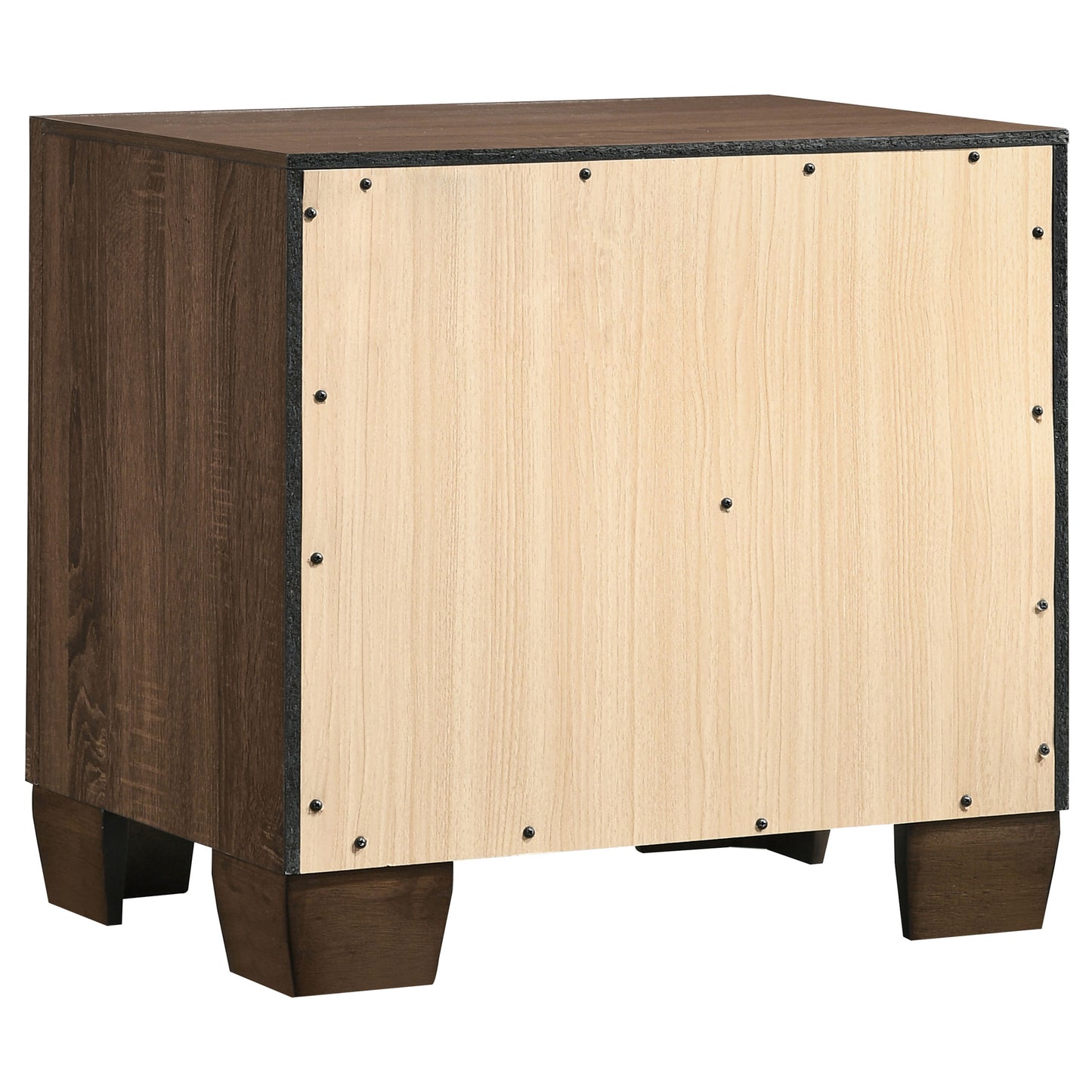 Brandon 2-drawer Nightstand Warm Brown