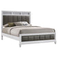 Barzini Wood Eastern King Panel Bed White