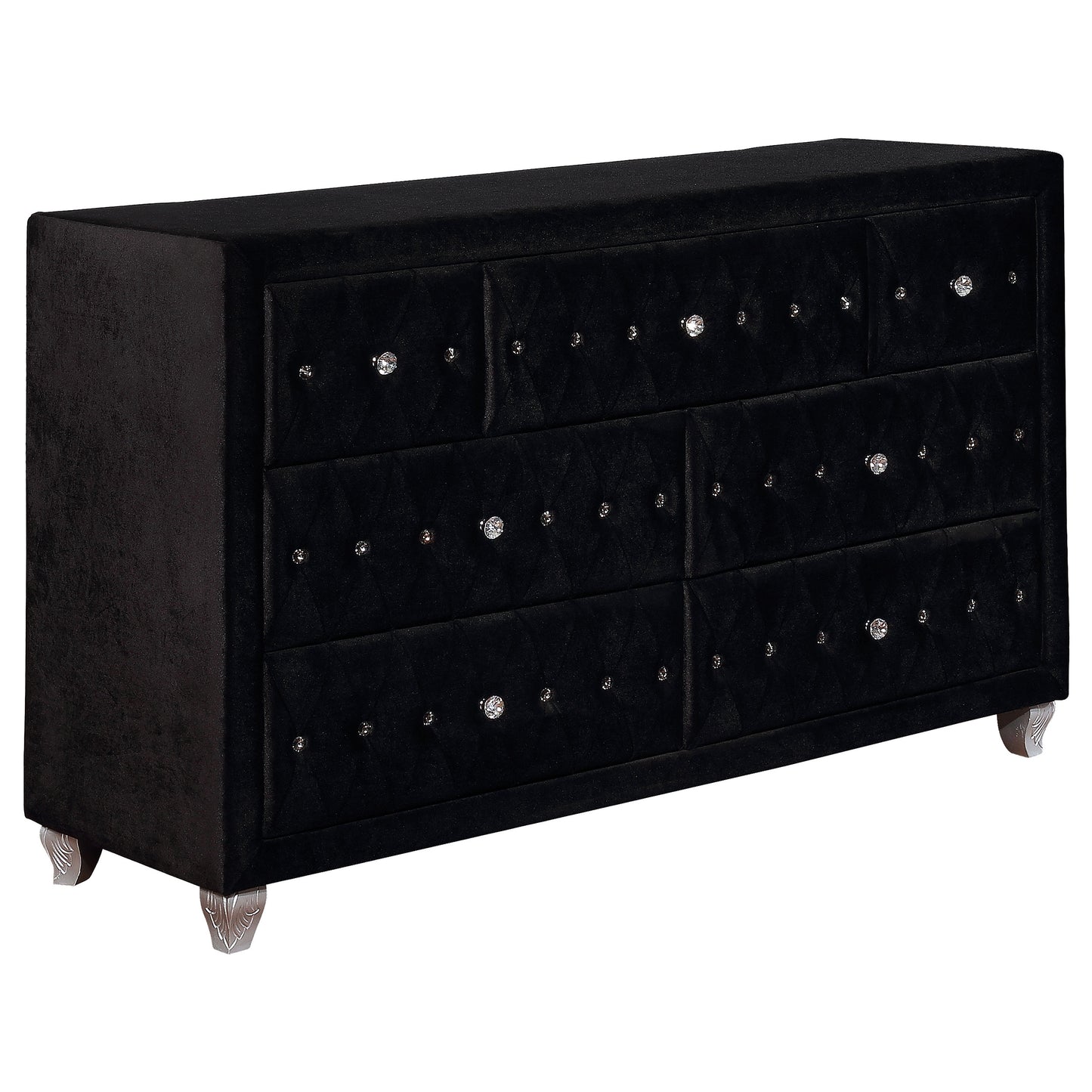 Deanna 5-piece Eastern King Bedroom Set Black