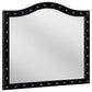 Deanna Upholstered Dresser Mirror Black