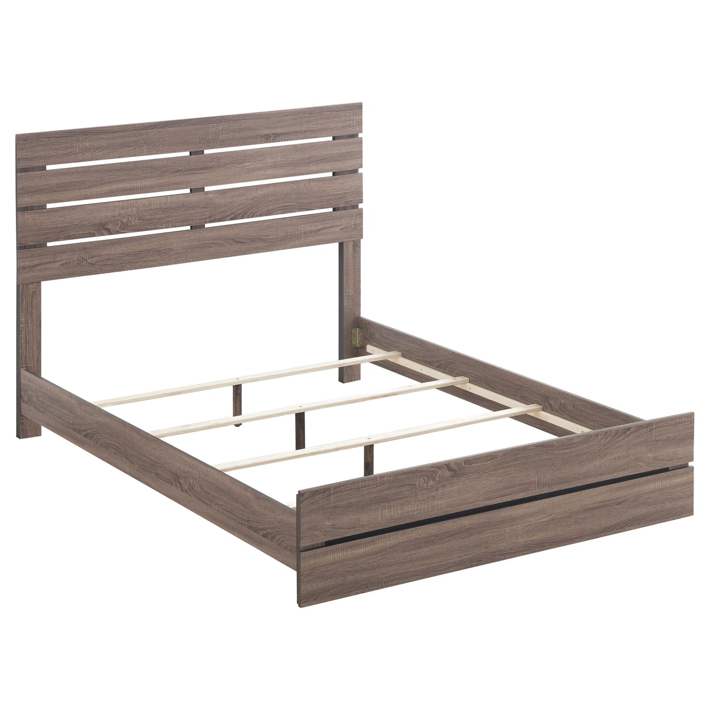 Brantford Wood Queen Panel Bed Barrel Oak