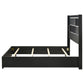 Blacktoft Wood Eastern King Panel Bed Black