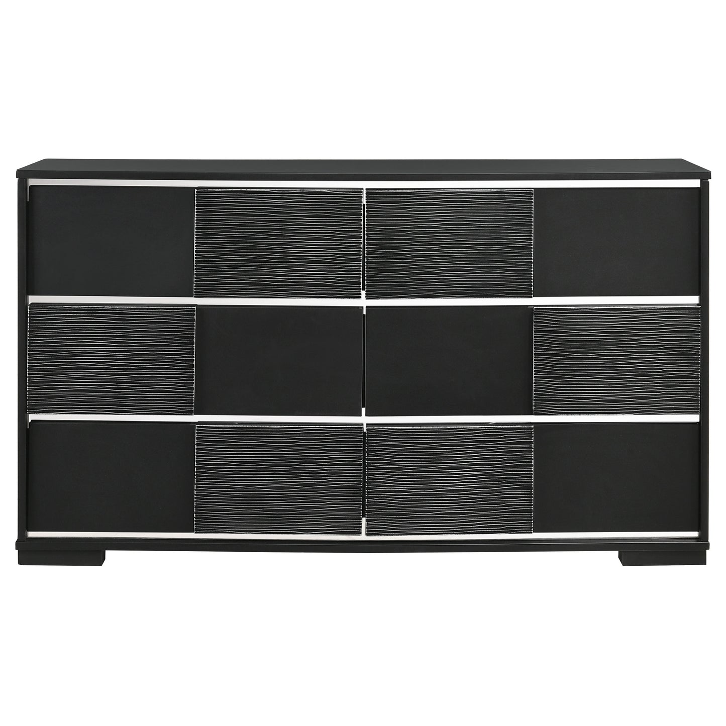 Blacktoft 6-drawer Dresser Black