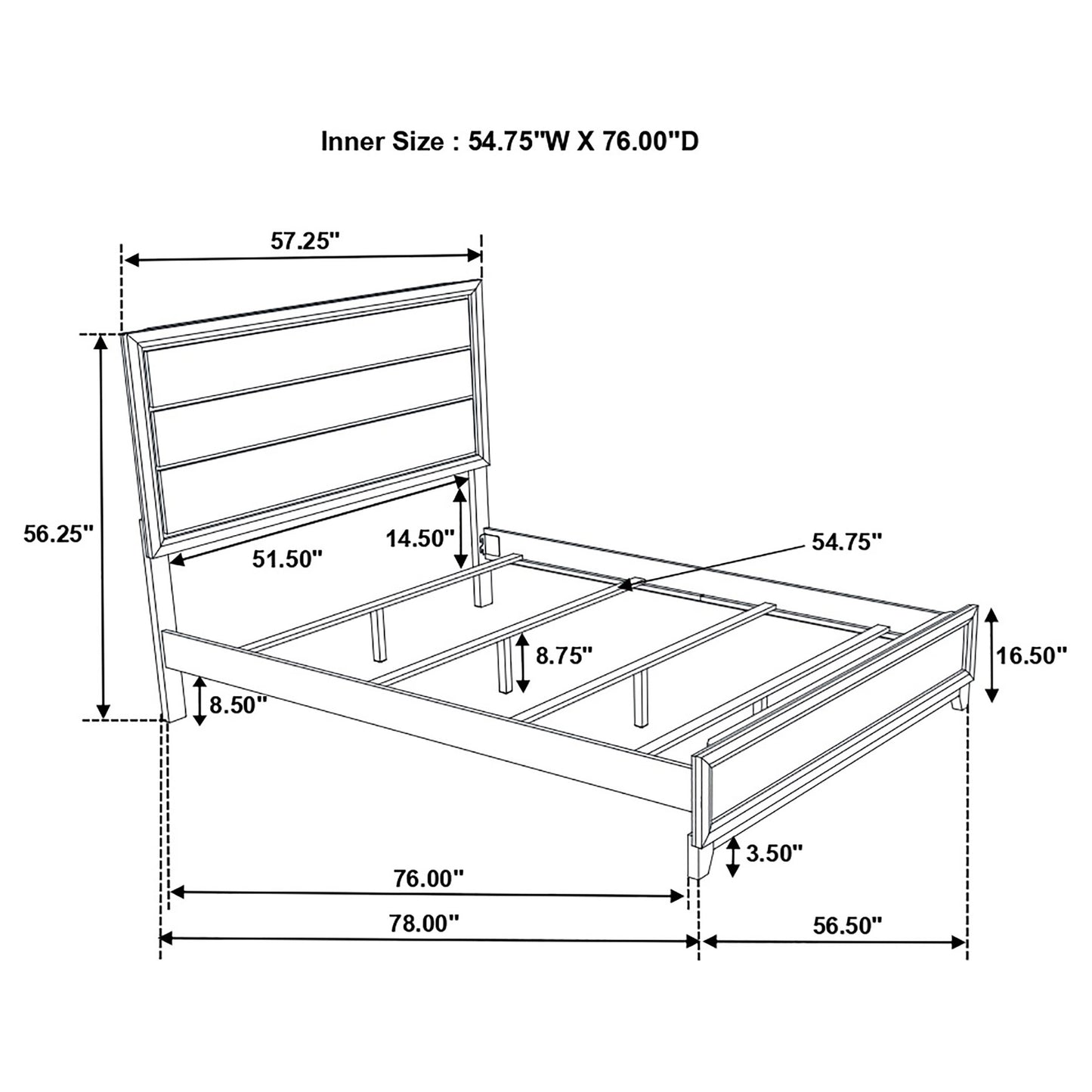 Watson 5-piece Full Bedroom Set Grey Oak