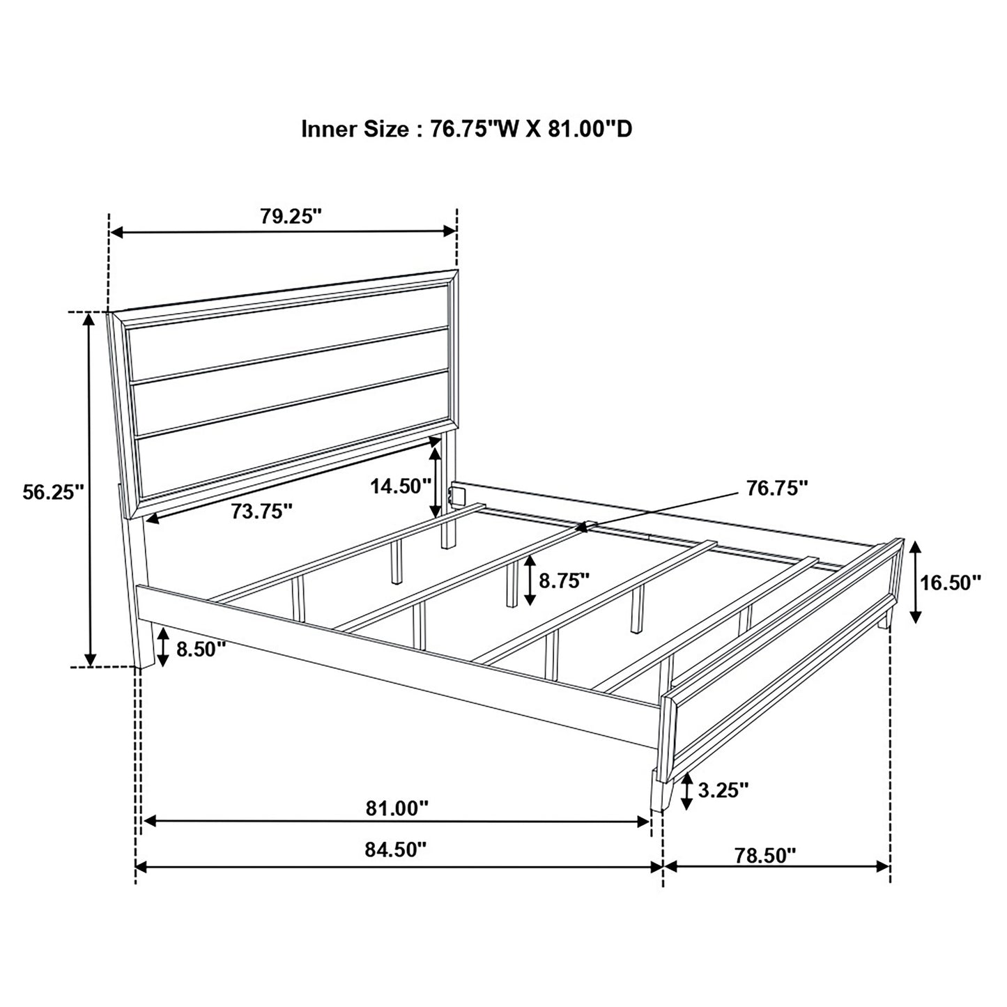 Watson 5-piece Eastern King Bedroom Set Grey Oak