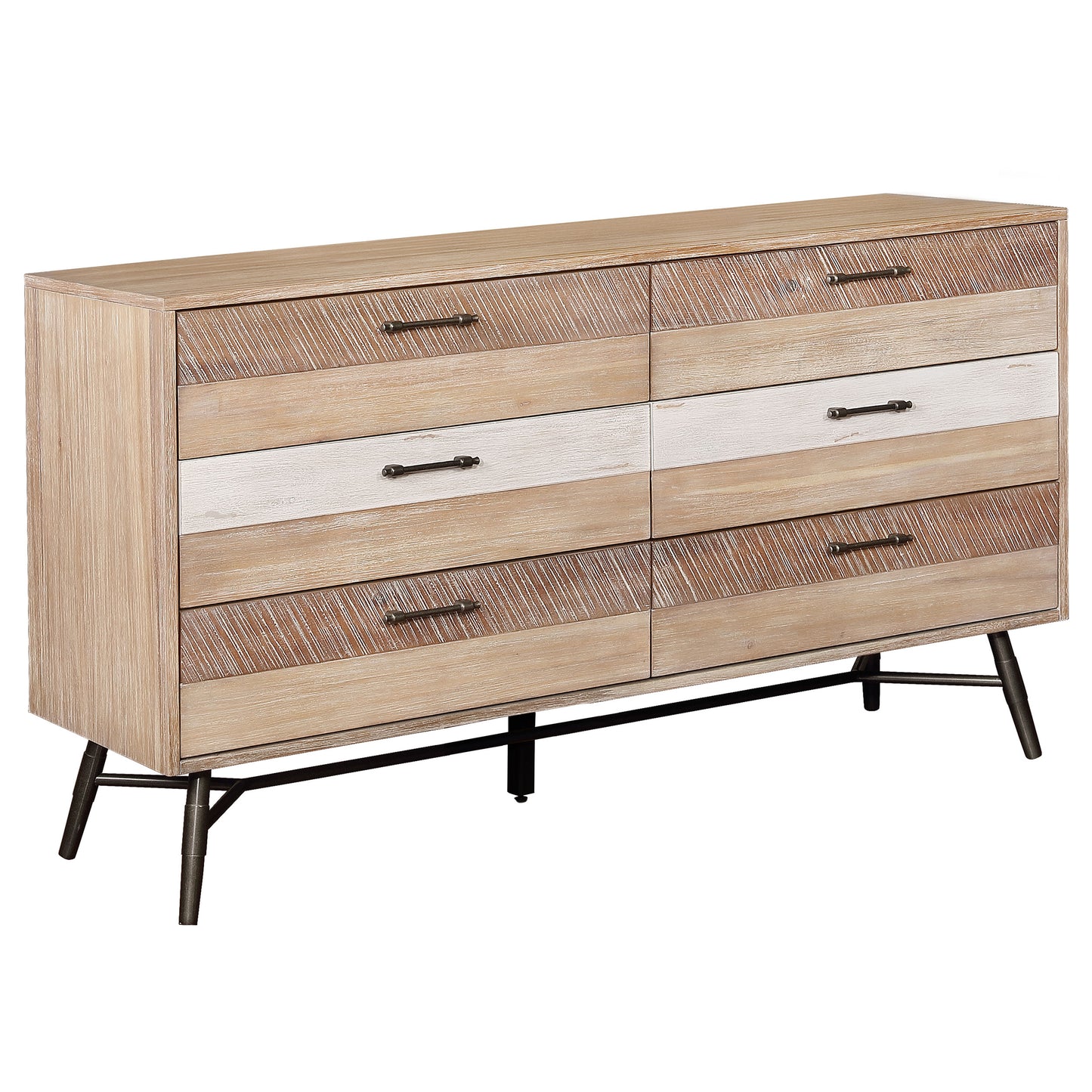 Marlow 6-drawer Dresser Rough Sawn Multi